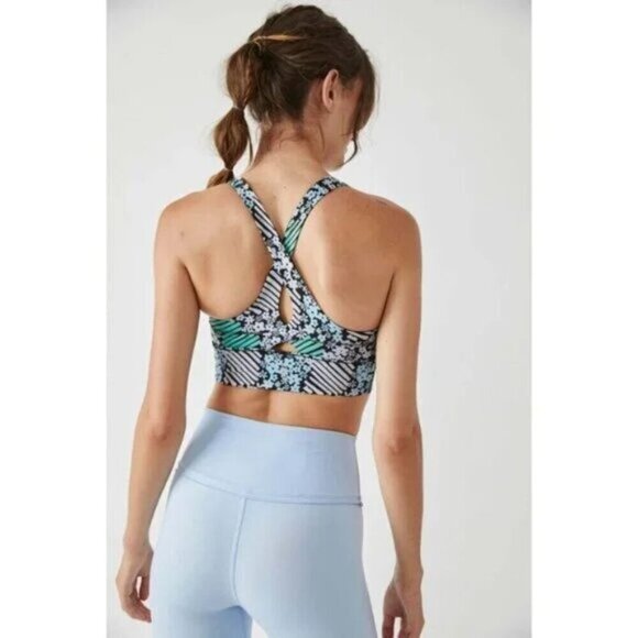 FP Movement In Your Corner Printed Bra Womens Medium - Picture 4 of 9
